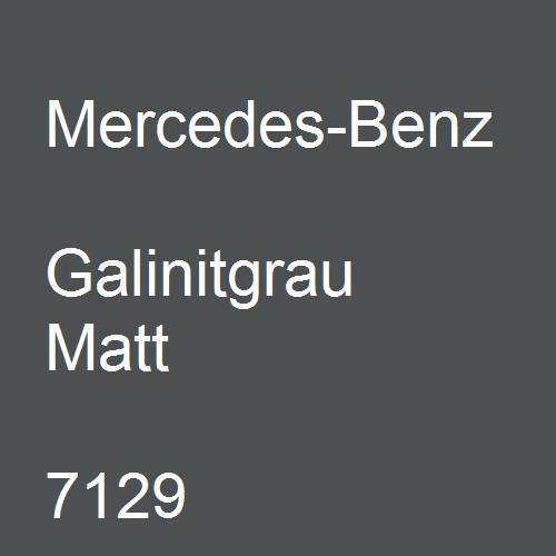 Mercedes-Benz, Galinitgrau Matt, 7129.